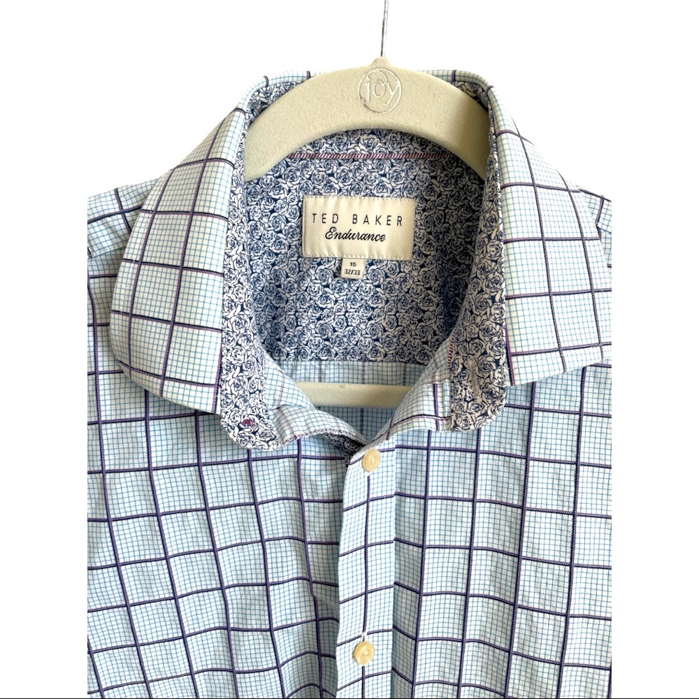 Ted Baker Endurance Mens Button Down shirt.  15 neck